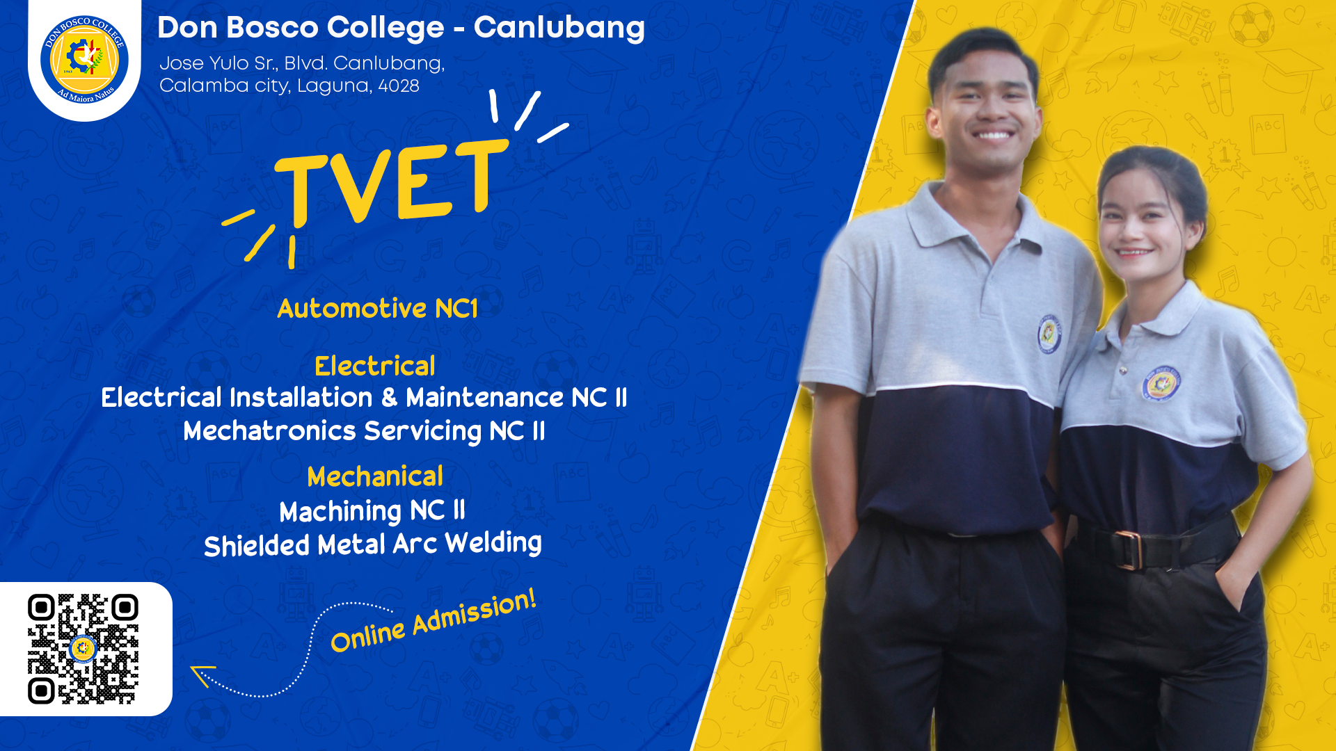 DON BOSCO BANNER TVET